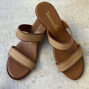 Toscanella Light Brown Tan Sandals
